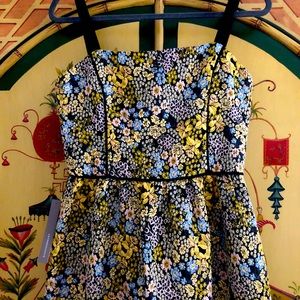 Anthropologie Floral Cocktail Dress